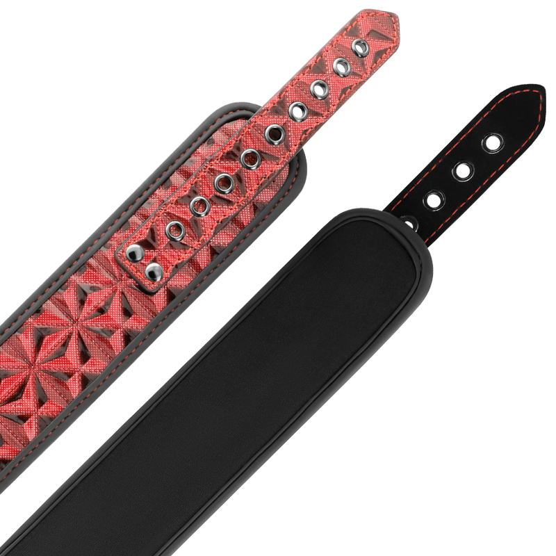 BEGME - RED EDITION COLLAR WITH NIPPLE CLAMPS WITH NEOPRENE LINING BEGME RED EDITION