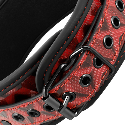 BEGME - RED EDITION COLLAR WITH NIPPLE CLAMPS WITH NEOPRENE LINING BEGME RED EDITION