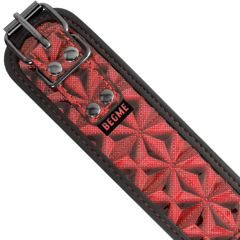 BEGME - RED EDITION COLLAR WITH NIPPLE CLAMPS WITH NEOPRENE LINING BEGME RED EDITION