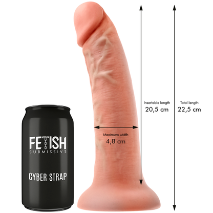 FETISH SUBMISSIVE CYBER STRAP - HARNESS WITH DILDO AND BULLET REMOTE CONTROL WATCHME L TECHNOLOGY FETISH SUBMISSIVE