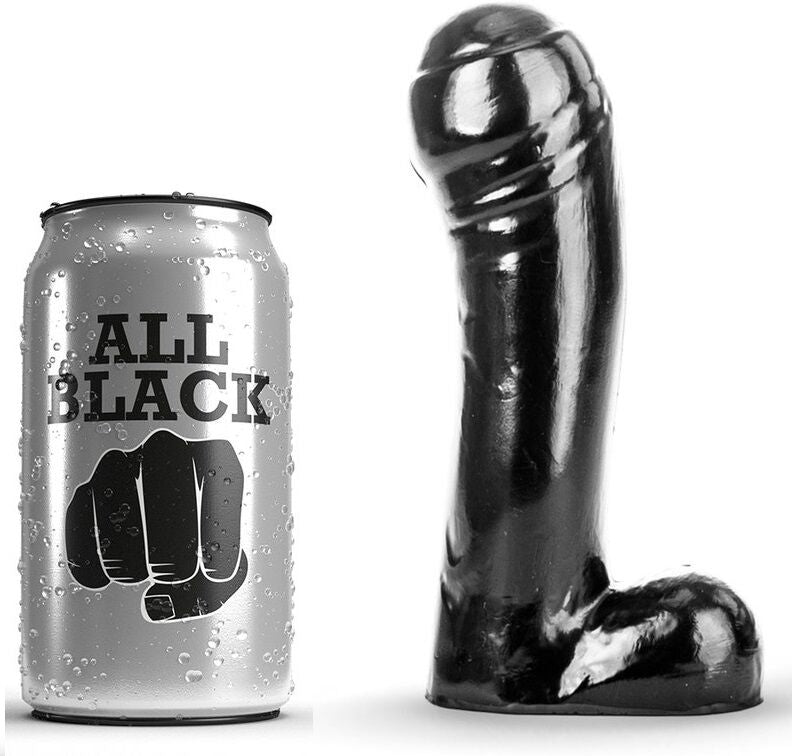 ALL BLACK - DILDO BLACK 15 CM ALL BLACK