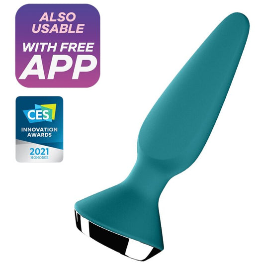 SATISFYER - PLUG ILICIOUS 1 PLUG VIBRATOR GREEN SATISFYER CONNECT