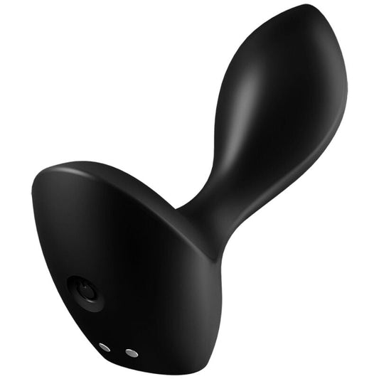 SATISFYER - BACKDOOR LOVER VIBRATING PLUG BLACK SATISFYER PLUGS