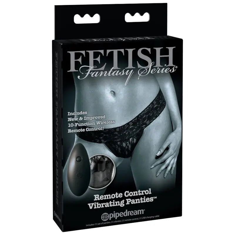 FETISH FANTASY LIMITED EDITION - REMOTE CONTROL VIBRATING PANTIES PIPEDREAMS