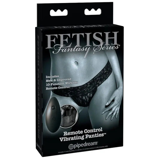 FETISH FANTASY LIMITED EDITION - REMOTE CONTROL VIBRATING PANTIES PIPEDREAMS