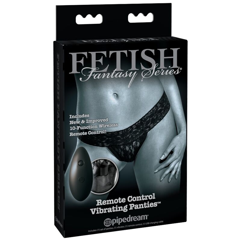 FETISH FANTASY LIMITED EDITION - REMOTE CONTROL VIBRATING PANTIES PIPEDREAMS