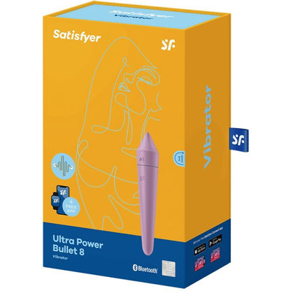 SATISFYER - ULTRA POWER BULLET 8 LILAC SATISFYER CONNECT