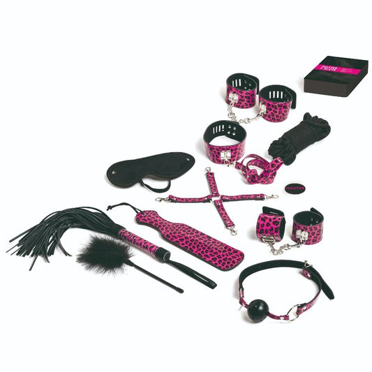 TEASE & PLEASE - SET 13 MAGENTA BONDAGE ACCESSORIES TEASE&PLEASE
