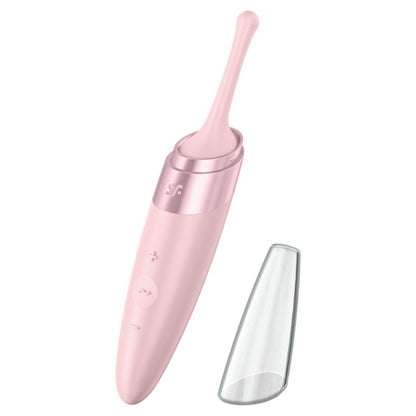 SATISFYER - TWIRLING DELIGHT CLIT TIP VIBRATOR PINK SATISFYER VIBRATOR