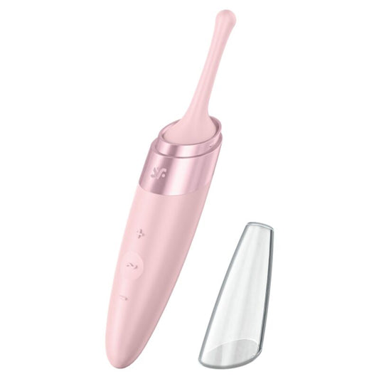 SATISFYER - TWIRLING DELIGHT CLIT TIP VIBRATOR PINK SATISFYER VIBRATOR
