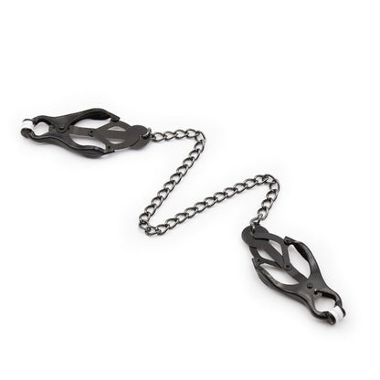 OHMAMA FETISH - JAPANSE TEPELKLEMMEN MET ZWARTE KETTING