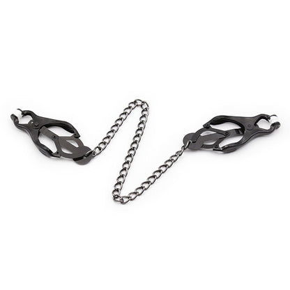OHMAMA FETISH - JAPANESE NIPPLE Clamps WITH BLACK CHAIN OHMAMA FETISH