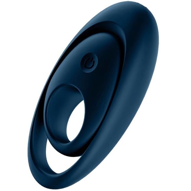 SATISFYER - GLORIOUS DUO RING VIBRATOR BLUE SATISFYER RING