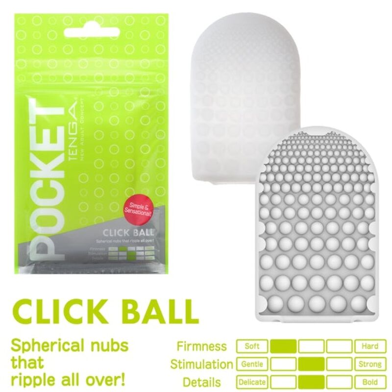 TENGA - CLICK BALL MASTURBATOR POCKET TENGA