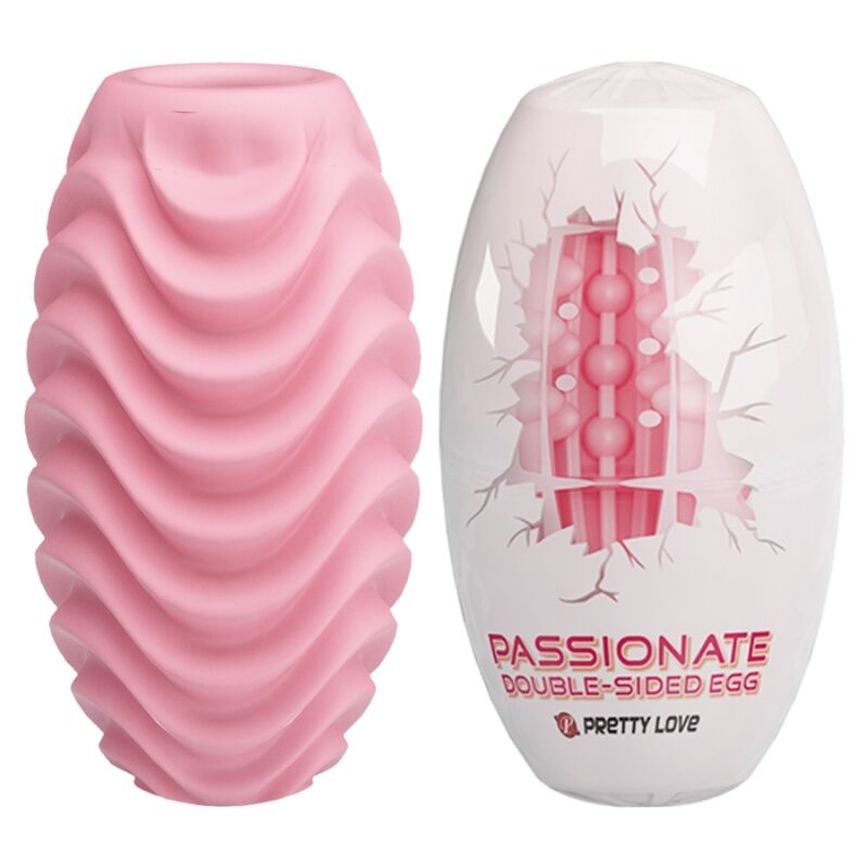 PRETTY LOVE - PINK DOUBLE SIDED MASTURBATOR EGG PRETTY LOVE MALE