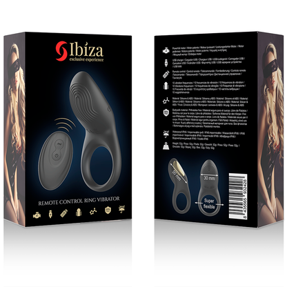 IBIZA - FULL CONTACT REMOTE CONTROL VIBRATING RING - ToysByMonk