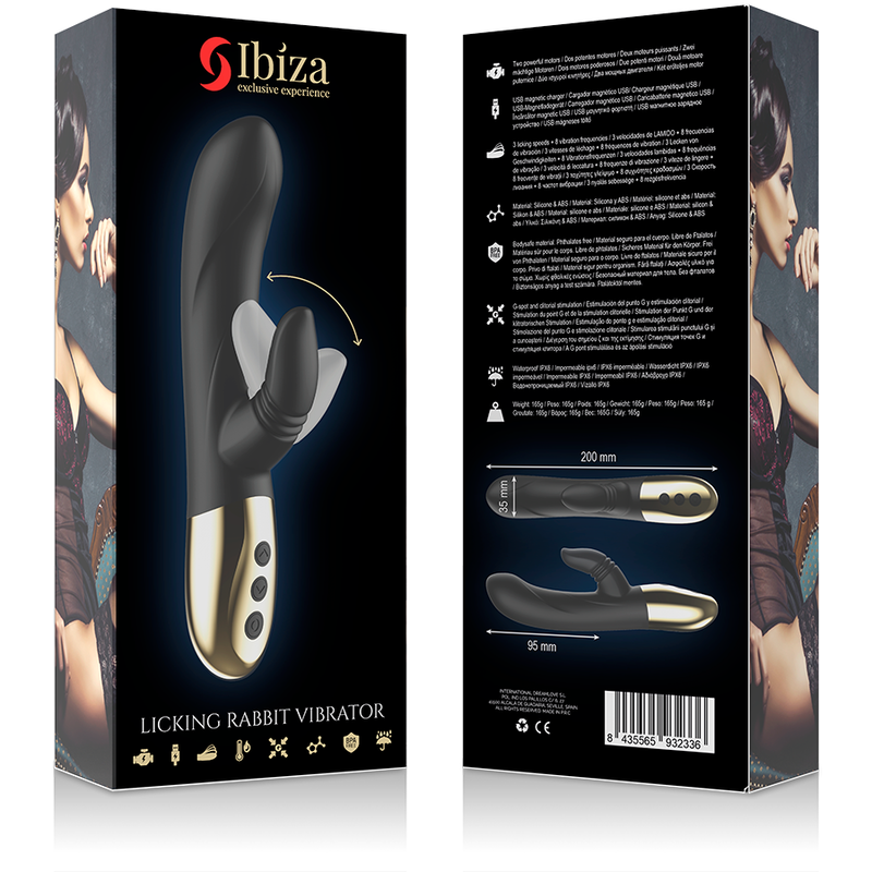 IBIZA - VIBRATOR NEW EXPERIENCE WITH LICKING RABBIT - ToysByMonk