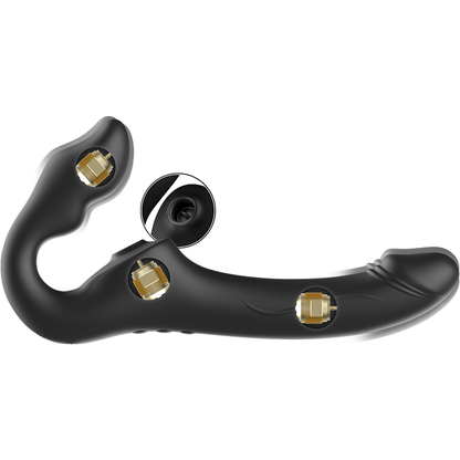IBIZA - REMOTE CONTROL STRAPLESS VIBRATOR 3 MOTORS 1000 COMBINATIONS. IBIZA TECHNOLOGY