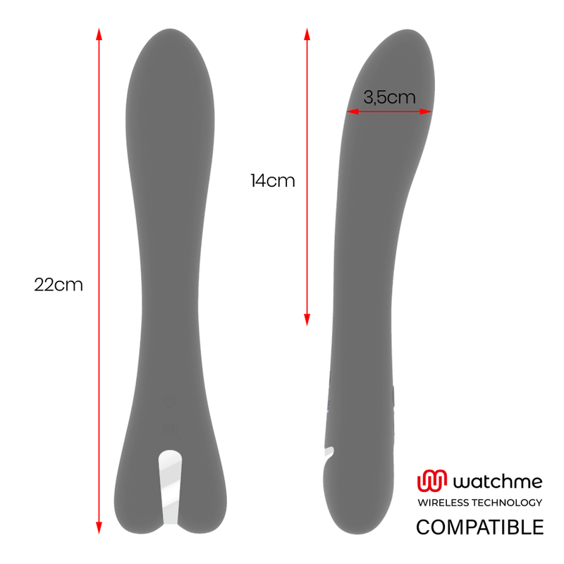 BRILLY GLAM - RYAN VIBRATOR WATCHME WIRELESS TECHNOLOGY COMPATIBLE - ToysByMonk