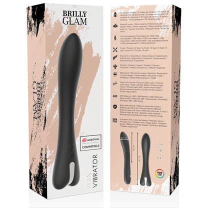 BRILLY GLAM - RYAN VIBRATOR WATCHME WIRELESS TECHNOLOGY COMPATIBLE - ToysByMonk