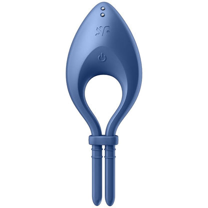 SATISFYER - BULLSEYE RING VIBRATOR APP BLUE - ToysByMonk