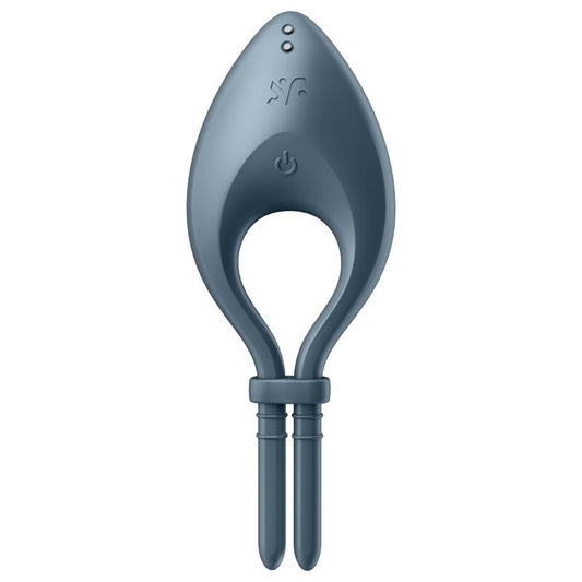 SATISFYER - BULLSEYE RING VIBRATOR APP GREY SATISFYER RING