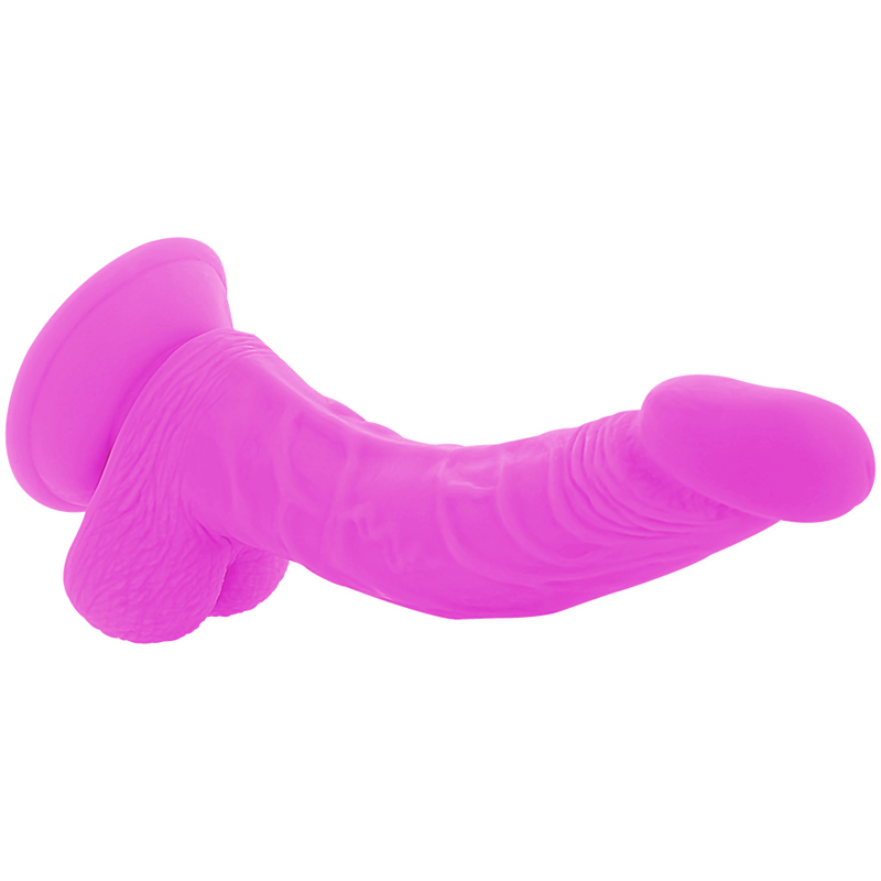 DIVERSIA - FLEXIBLE VIBRATING DILDO PURPLE 21.5 CM -O- 4.5 CM DIVERSIA