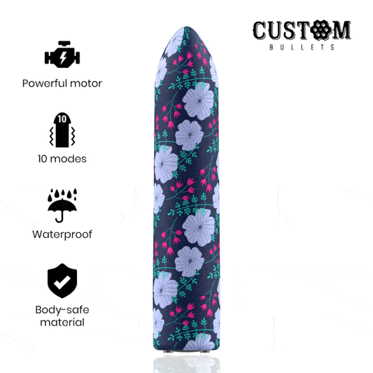 CUSTOM BULLETS - SPRING MAGNETIC BULLET 10 INTENSITIES - ToysByMonk