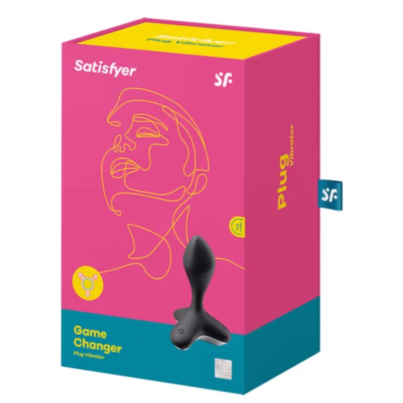 SATISFYER - GAME CHANGER PLUG VIBRATOR PINK - ToysByMonk