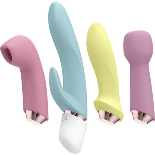 SATISFYER - MARVELOUS FOUR VIBRATOR & AIR PULSE SET SATISFYER VIBRATOR