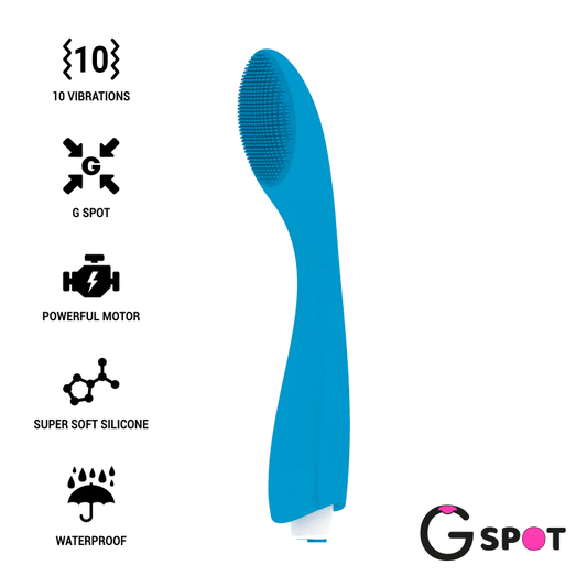 G-SPOT - GYLBERT TURQUOISE BLUE G-SPOT VIBRATOR G-SPOT
