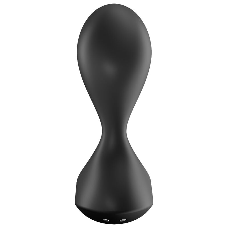 SATISFYER - SWEET SEAL VIBRATING PLUG APP BLACK - ToysByMonk