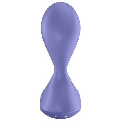 SATISFYER - SWEET SEAL VIBRATING PLUG APP VIOLET - ToysByMonk