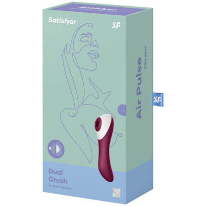 SATISFYER - DUAL CRUSH AIR PULSE VIBRATOR - ToysByMonk