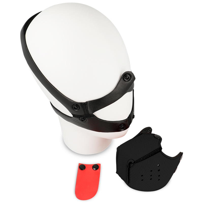 OHMAMA FETISH DOG MUZZLE - BLACK OHMAMA FETISH