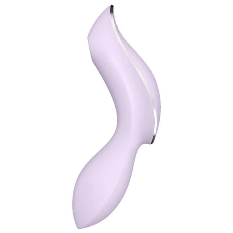 SATISFYER - CURVY TRINITY 2 AIR PULSE VIBRATOR BLACK SATISFYER AIR PULSE