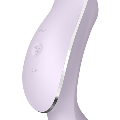SATISFYER - CURVY TRINITY 2 AIR PULSE VIBRATOR BLACK SATISFYER AIR PULSE