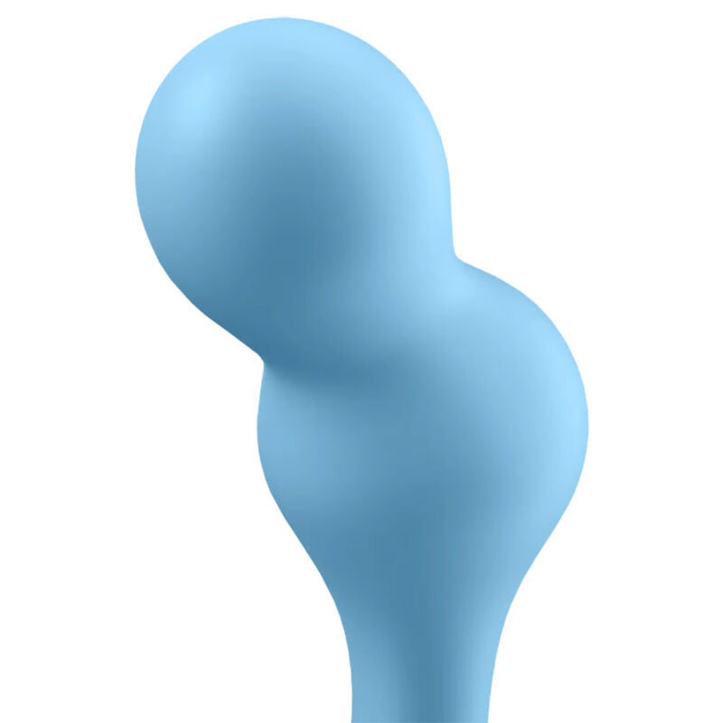 SATISFYER - DEEP DIVER VIBRATING PLUG APP GREY - ToysByMonk