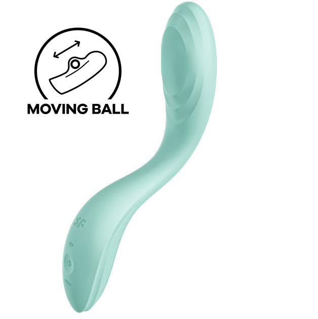 SATISFYER - RRROLLING PLEASURE GSPOT VIBRATOR GREEN - ToysByMonk