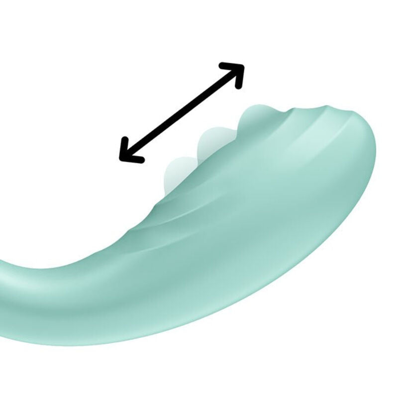 SATISFYER - RRROLLING PLEASURE GSPOT VIBRATOR GREEN - ToysByMonk