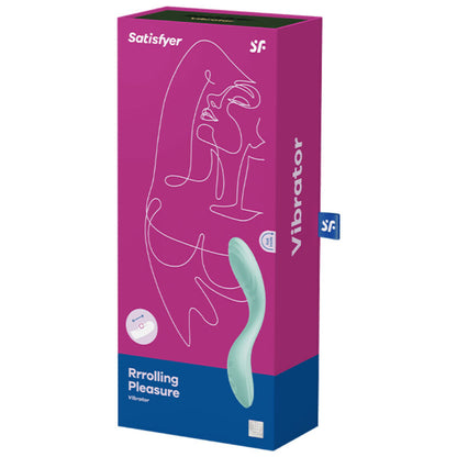 SATISFYER - RRROLLING PLEASURE GSPOT VIBRATOR GREEN - ToysByMonk