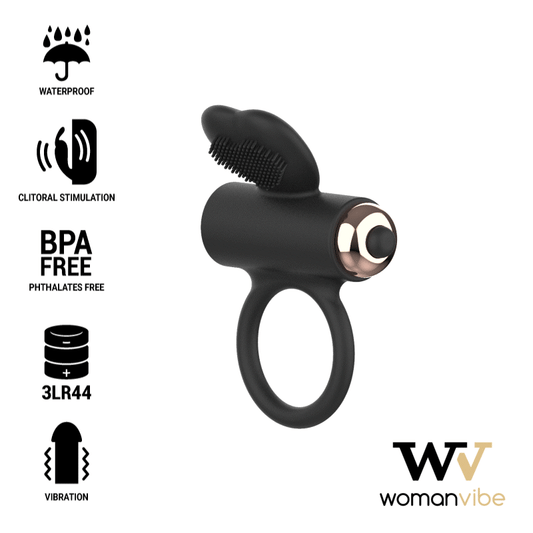 WOMANVIBE - ZEUS SILICONE VIBRATOR RING WOMANVIBE