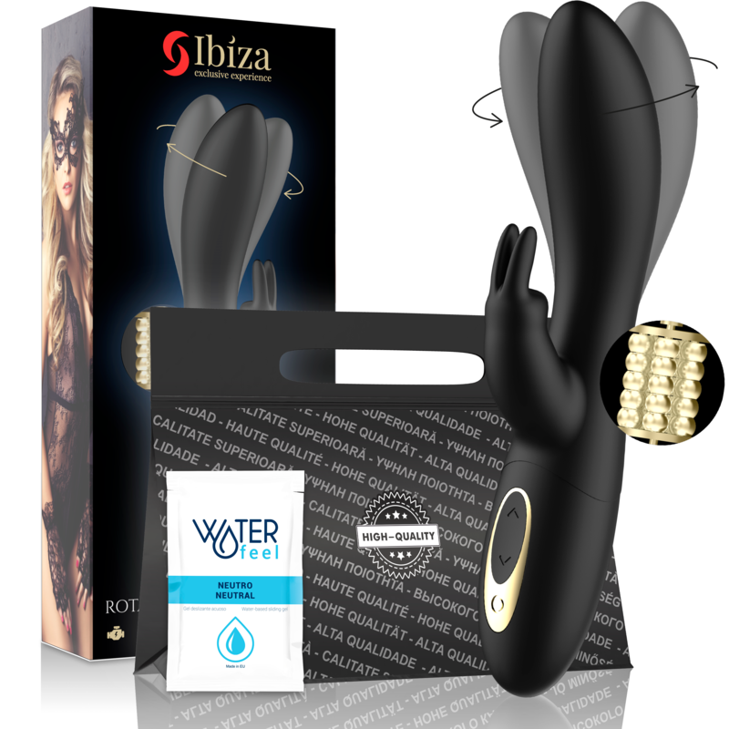 IBIZA - POWERFUL PEARLED ROTATOR WITH RABBIT IBIZA TECHNOLOGY