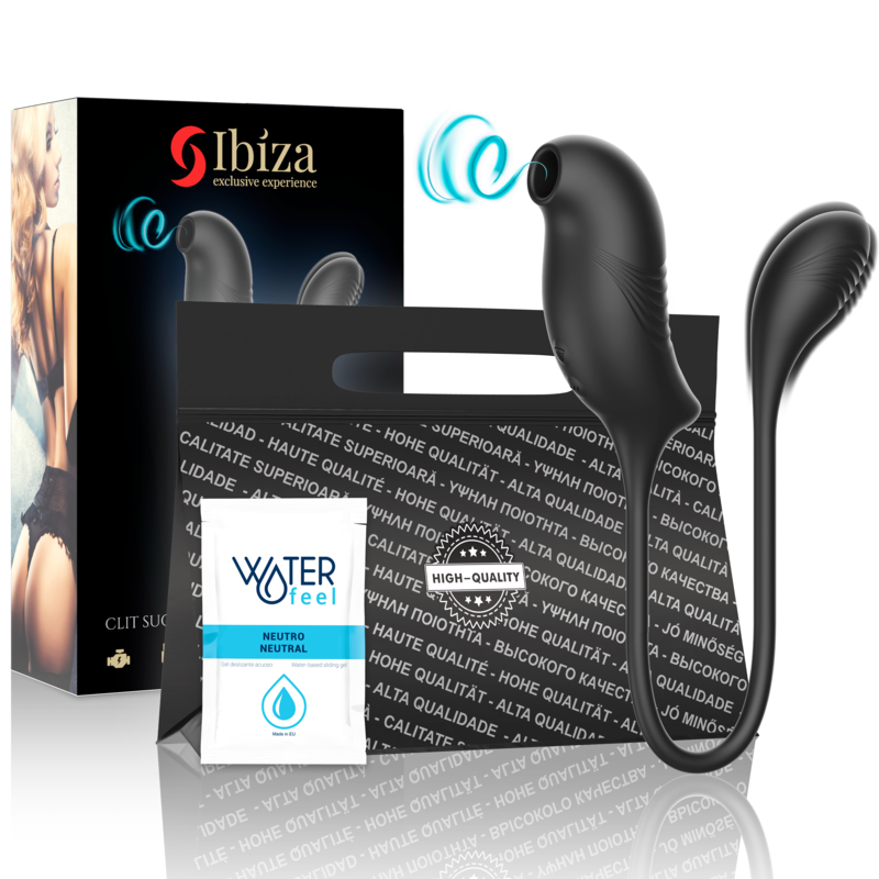 IBIZA - STIMULATOR WITH MAGIC CLITORIS SUCTIONER AND VIBRATION IBIZA TECHNOLOGY