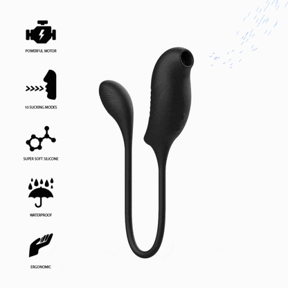 IBIZA - STIMULATOR WITH MAGIC CLITORIS SUCTIONER AND VIBRATION IBIZA TECHNOLOGY