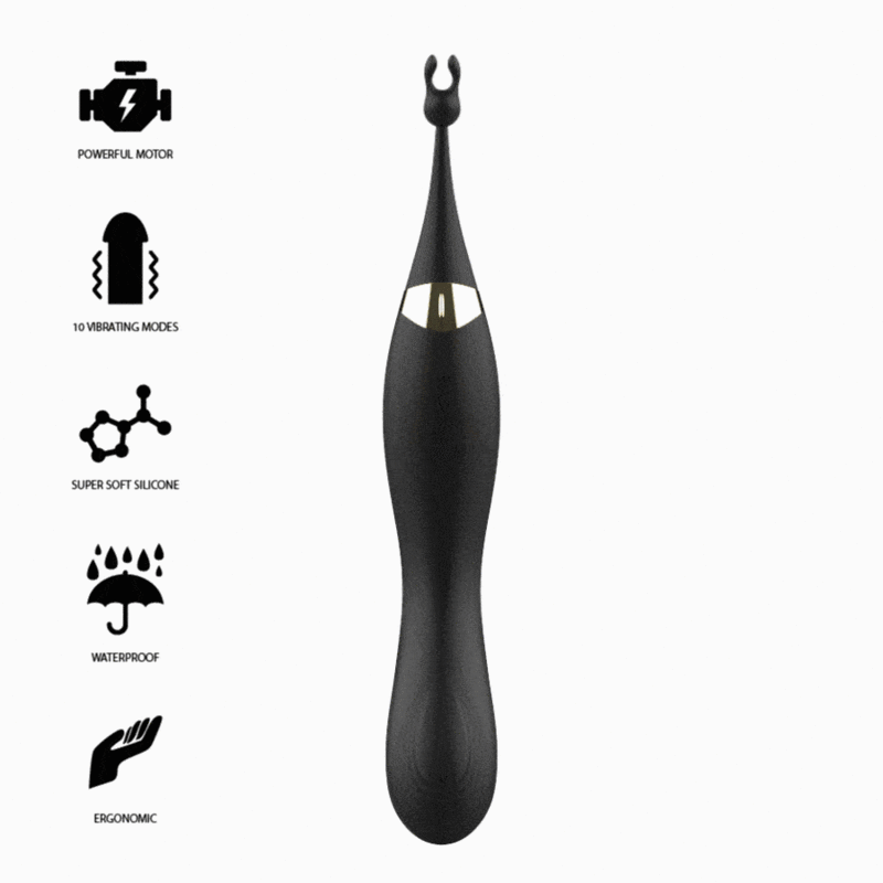 IBIZA - INTERCHANGEABLE CLITORAL STIMULATOR AND PULSATION G SPOT VIBRATOR IBIZA TECHNOLOGY
