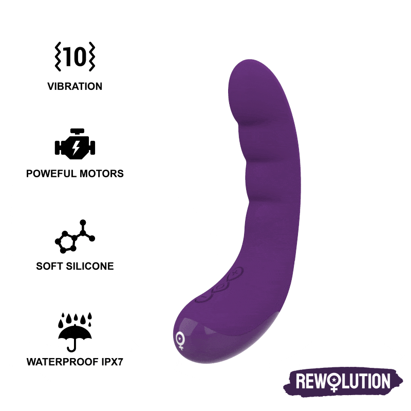 REWOLUTION - REWOCURVY RECHARGEABLE FLEXIBLE VIBRATOR - ToysByMonk