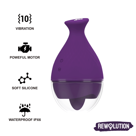 REWOLUTION - REWOLINGO VIBRATOR WITH TONGUE - ToysByMonk