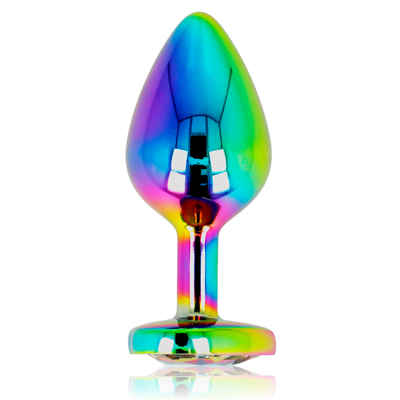 OHMAMA - IRIDESCENT HEART ANAL PLUG SIZE M - ToysByMonk