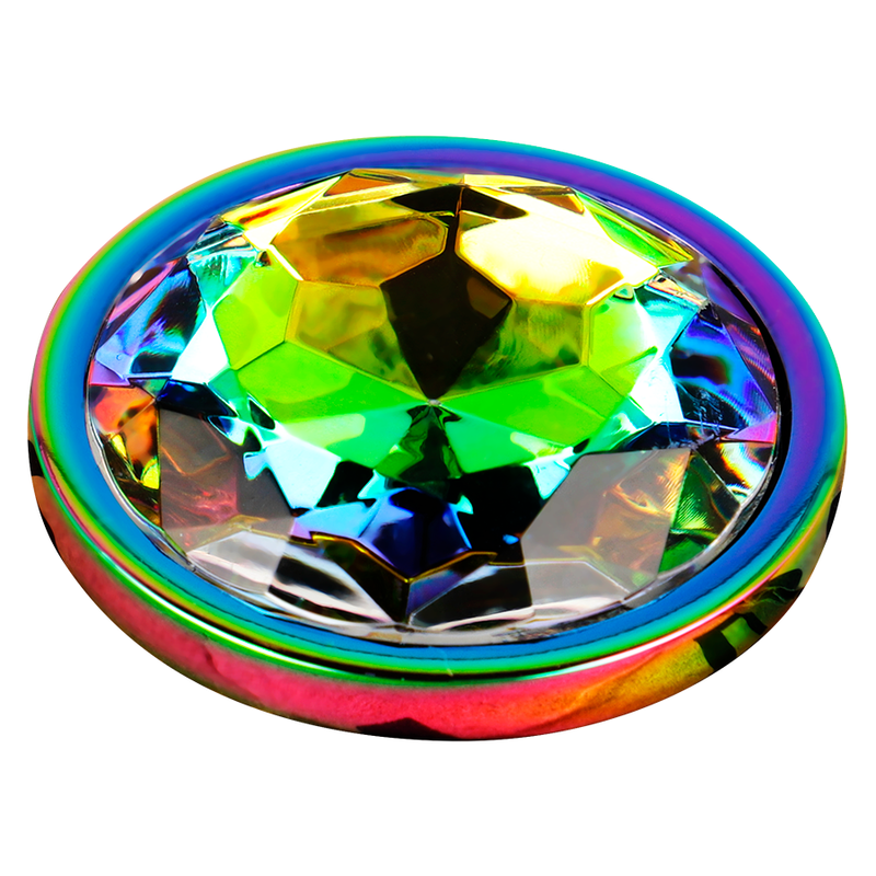 OHMAMA - IRIDESCENT CIRCLE ANAL PLUG SIZE M - ToysByMonk